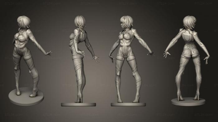 Figurines of girls (EVA REI ES Monster, STKGL_1892) 3D models for cnc