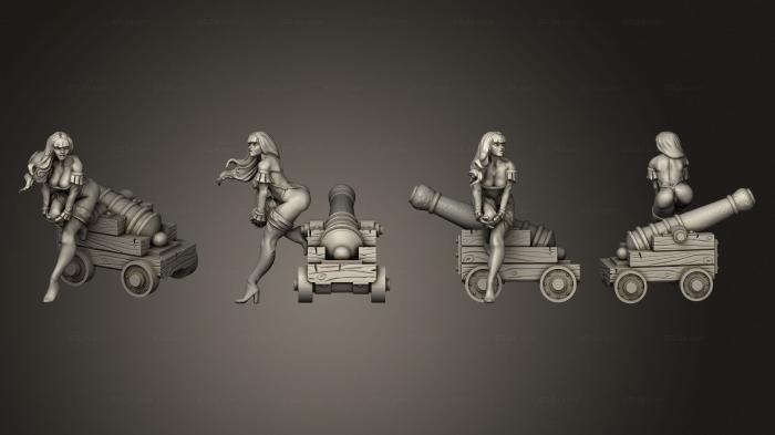 Figurines of girls (Fantasy, STKGL_1899) 3D models for cnc