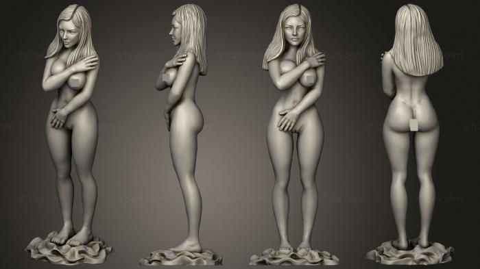 Figurines of girls (Female Prisoner Slave 01, STKGL_1904) 3D models for cnc