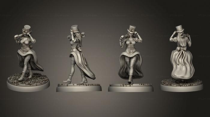 Figurines of girls (Gear town Mechanic Victoria v 3, STKGL_1925) 3D models for cnc