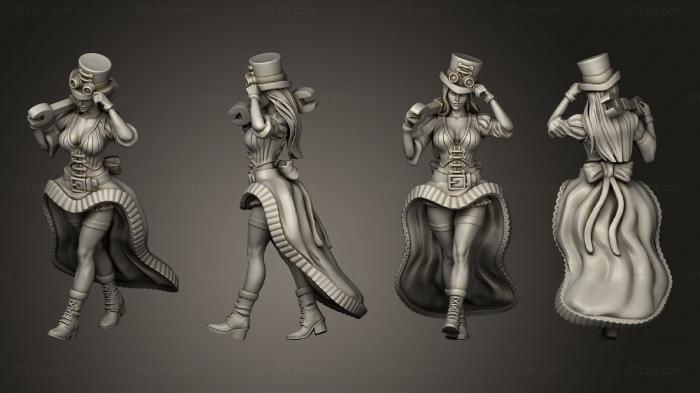 Figurines of girls (Gear town Mechanic Victoria, STKGL_1926) 3D models for cnc