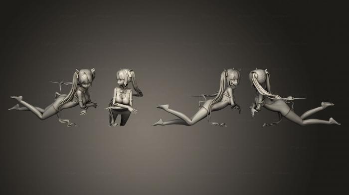 Figurines of girls (Hestia Danmachi 01, STKGL_1954) 3D models for cnc