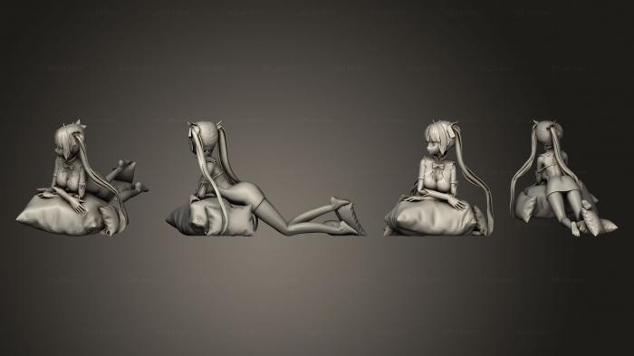 Figurines of girls (Hestia Danmachi 2, STKGL_1955) 3D models for cnc