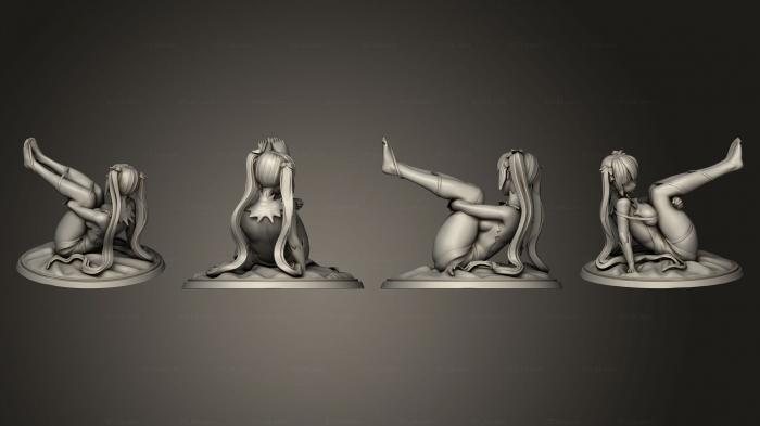 Figurines of girls (Hestia Non Split 01, STKGL_1957) 3D models for cnc