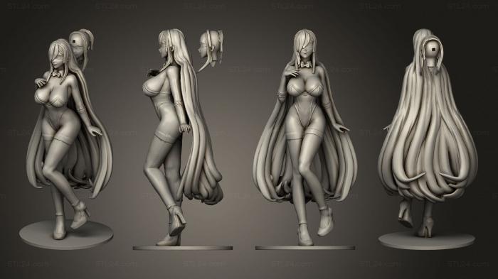 Figurines of girls (Ichinose Asuna Sexy, STKGL_1964) 3D models for cnc