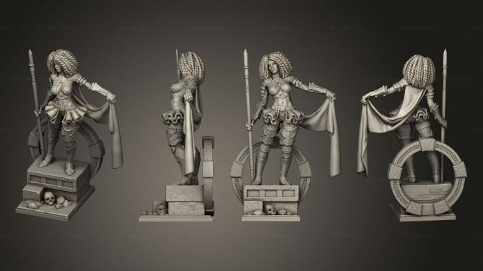Figurines of girls (Iza Torrida Minis 01, STKGL_1972) 3D models for cnc