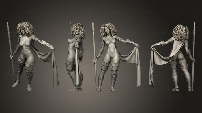 Figurines of girls (Iza Torrida Minis 2 02, STKGL_1973) 3D models for cnc
