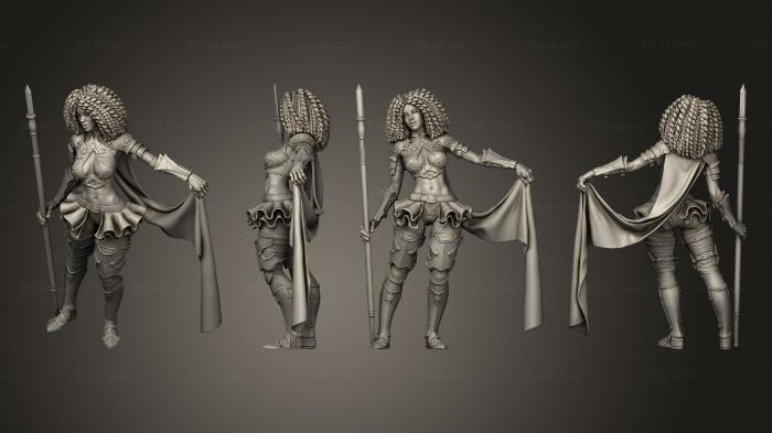 Figurines of girls (Iza Torrida Minis 2, STKGL_1974) 3D models for cnc
