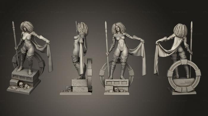 Figurines of girls (Iza Torrida Minis, STKGL_1975) 3D models for cnc