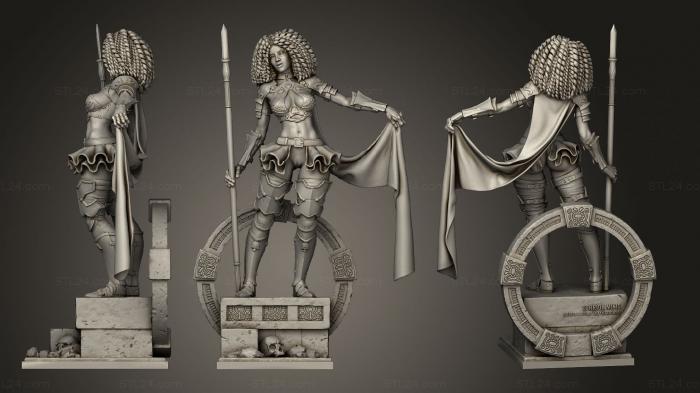 Figurines of girls (Iza Torrida Minis, STKGL_1976) 3D models for cnc