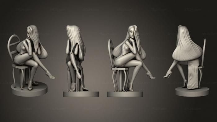 Figurines of girls (Jessica Rabbit, STKGL_2003) 3D models for cnc