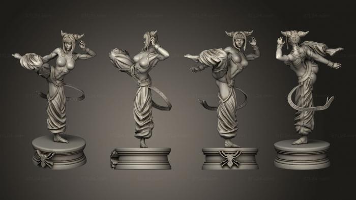 Статуэтки девушки (Рука Уличного Бойца Джури Хана 01 001, STKGL_2012) 3D модель для ЧПУ станка