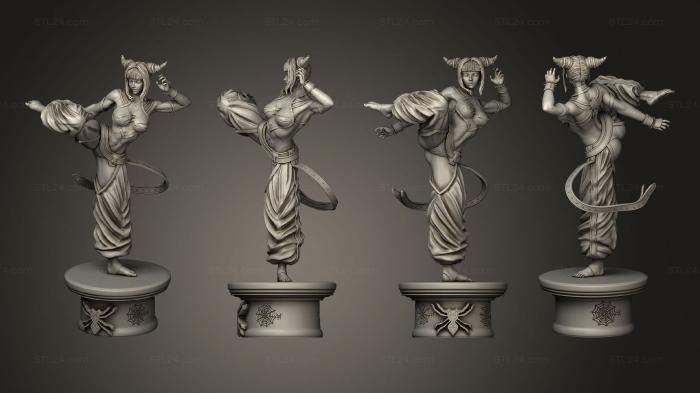 Figurines of girls (Juri Han Street Fighter arm 01 002, STKGL_2013) 3D models for cnc
