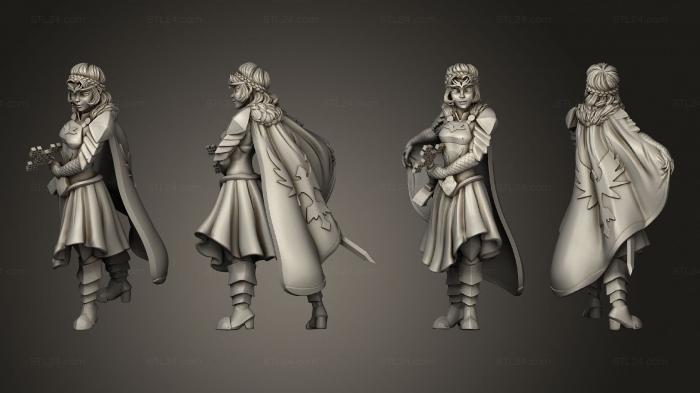 Figurines of girls (Kingdom of Thamarya Princess, STKGL_2021) 3D models for cnc