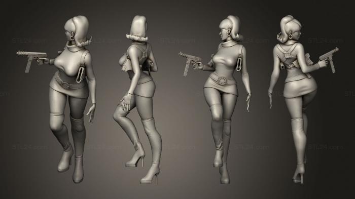 Figurines of girls (Lana Kane Torrida Minis, STKGL_2031) 3D models for cnc