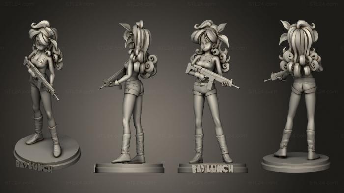 Figurines of girls (Launch, STKGL_2036) 3D models for cnc
