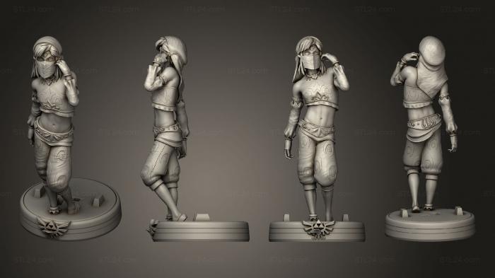 Figurines of girls (Link Gerudo, STKGL_2039) 3D models for cnc