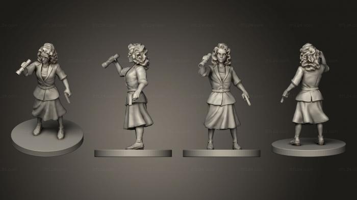 Figurines of girls (Mandy Thompson, STKGL_2078) 3D models for cnc