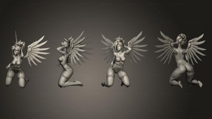 Figurines of girls (Mercy Bikini Torso, STKGL_2089) 3D models for cnc