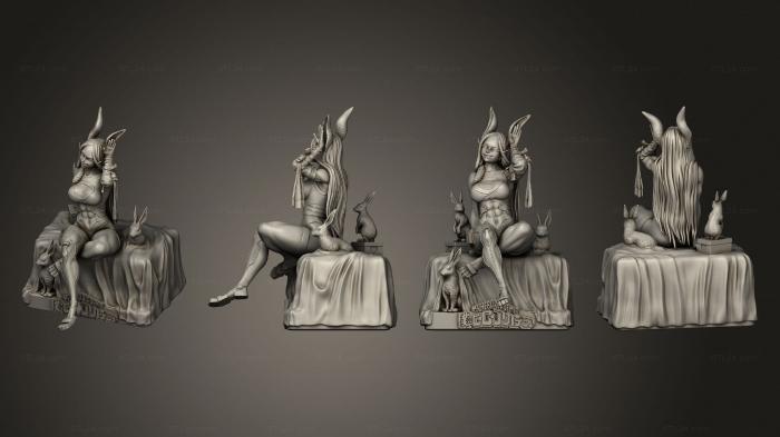Figurines of girls (Mirko SFW, STKGL_2093) 3D models for cnc