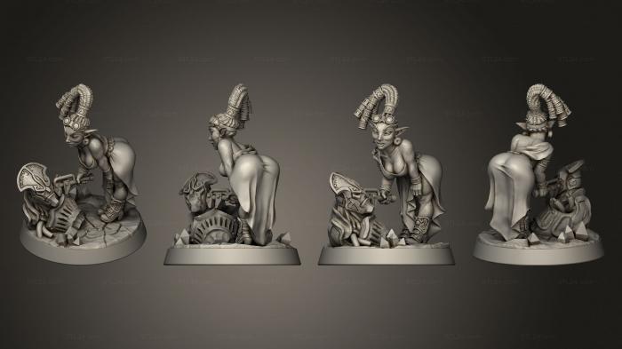 Figurines of girls (Mylitta Golemmar Pinup, STKGL_2115) 3D models for cnc