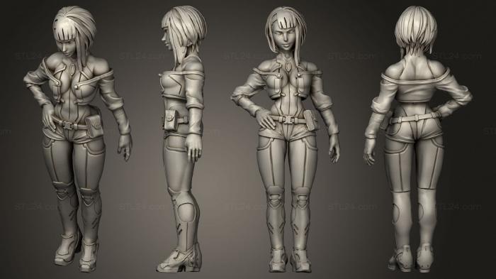 Figurines of girls (NANCY NETSTRIDER, STKGL_2121) 3D models for cnc