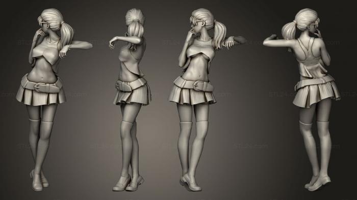 Figurines of girls (Oogle Virtual Assistant, STKGL_2147) 3D models for cnc