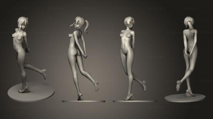 Figurines of girls (Pink Studio Hayasaka, STKGL_2155) 3D models for cnc