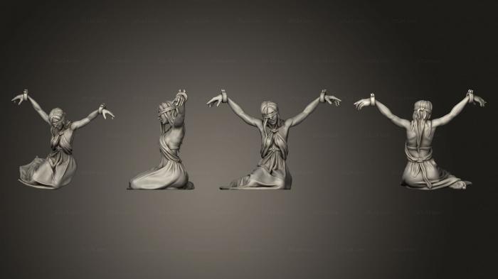 Figurines of girls (Ritual 03, STKGL_2174) 3D models for cnc