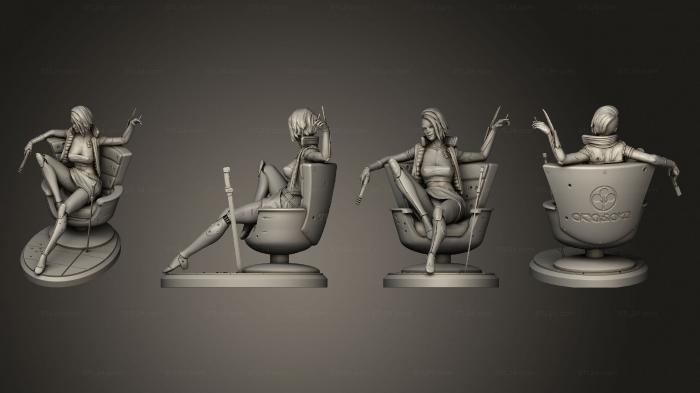 Figurines of girls (Ritual Casting Molly, STKGL_2176) 3D models for cnc