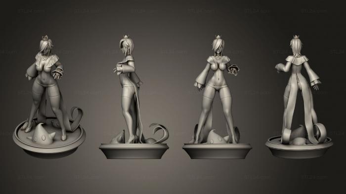 Figurines of girls (Rosalin, STKGL_2178) 3D models for cnc