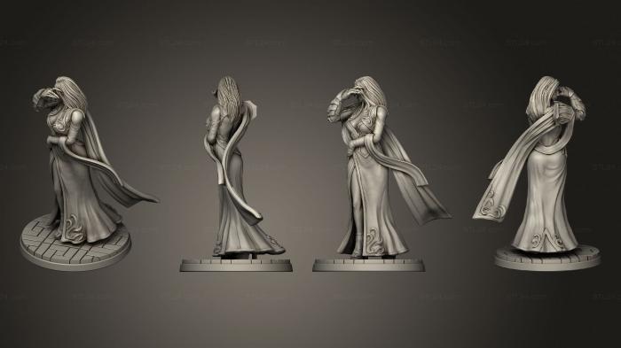 Статуэтки девушки (Сабель Благородный Вампир 2 02, STKGL_2184) 3D модель для ЧПУ станка