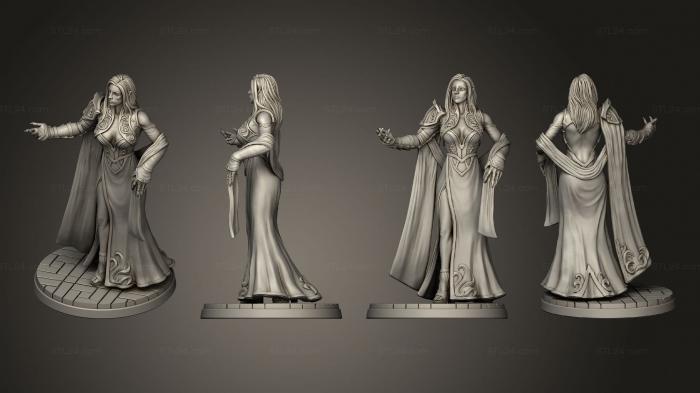 Figurines of girls (sabelle Vampire Noble 2 03, STKGL_2185) 3D models for cnc
