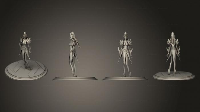 Figurines of girls (Selena Zodiac Mobile Legends Bang, STKGL_2198) 3D models for cnc