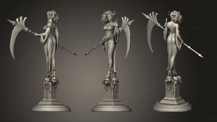 Figurines of girls (Semenriel s, STKGL_2202) 3D models for cnc