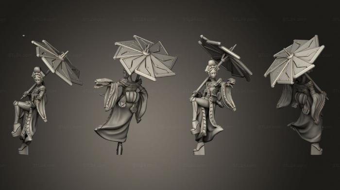 Figurines of girls (Senshi Geisha 01, STKGL_2203) 3D models for cnc