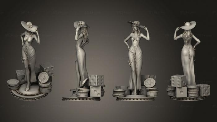 Figurines of girls (Shadow Sae Nijima, STKGL_2211) 3D models for cnc