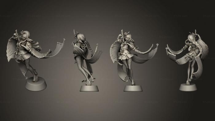 Figurines of girls (Shogun 2 75, STKGL_2213) 3D models for cnc