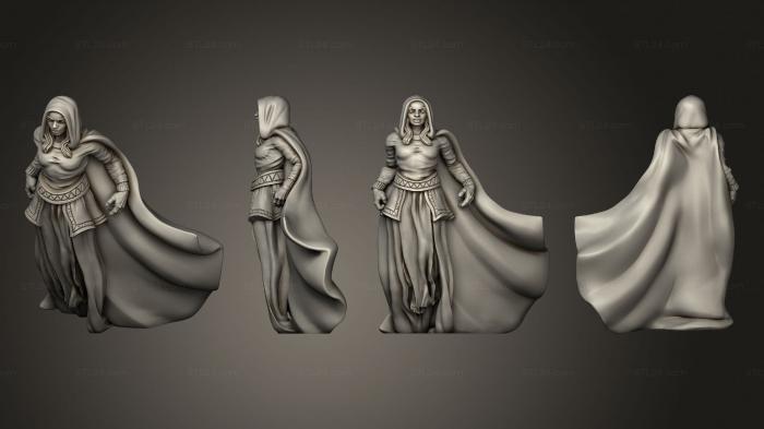 Статуэтки девушки (Женщина-Колдун, Поза Тени Дункана 3, STKGL_2220) 3D модель для ЧПУ станка