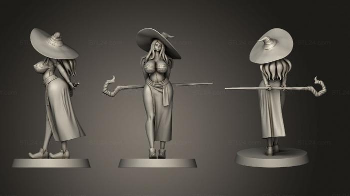 Figurines of girls (Sorceress General buta, STKGL_2221) 3D models for cnc