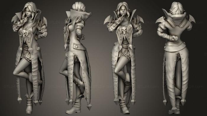 Figurines of girls (Vampires Vampire Princess Seductive, STKGL_2283) 3D models for cnc