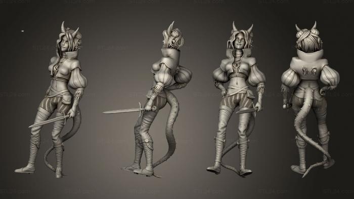 Figurines of girls (Vikings Gods and Heroes Hildisvini Freya s Boar 006, STKGL_2289) 3D models for cnc
