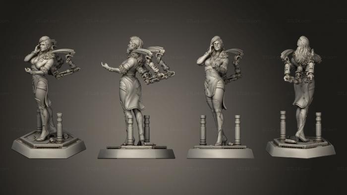 Figurines of girls (Adel, STKGL_2346) 3D models for cnc