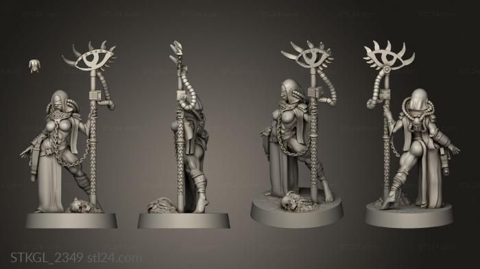 Across the Realms pinup officers assistants mechanical skull