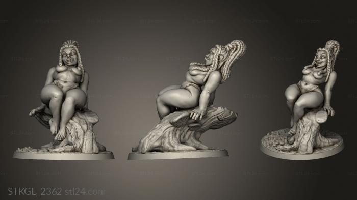 Figurines of girls (AG Ogre Marauders Grozna Pinup, STKGL_2362) 3D models for cnc