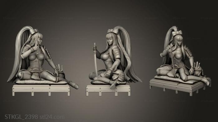 Figurines of girls (Alliance Stormtrooper Samurai in Stormtrooper Sexy, STKGL_2398) 3D models for cnc