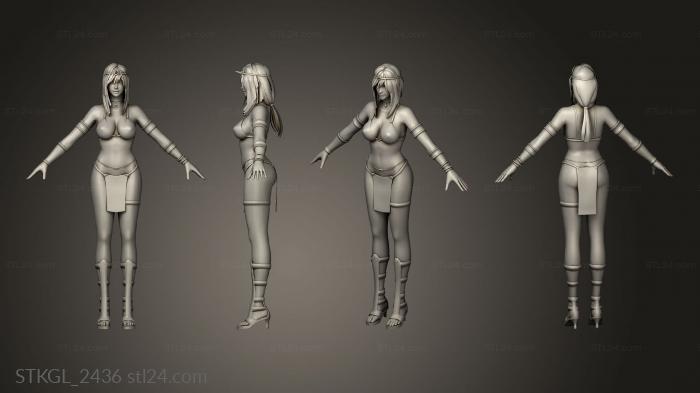 Pillar Woman Assets Meshes