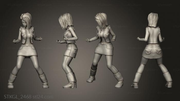 Figurines of girls (Android nsfw, STKGL_2468) 3D models for cnc