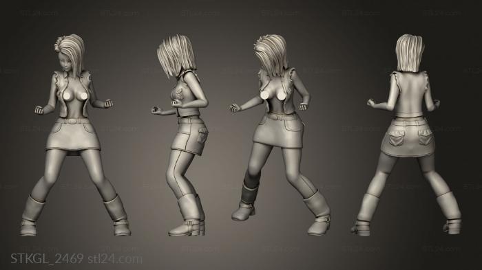 Figurines of girls (Android nsfw, STKGL_2469) 3D models for cnc