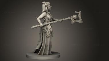 Figurines of girls (Board Game wood dryad, STKGL_2611) 3D models for cnc